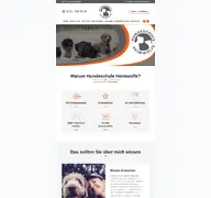 Kleine Seitenvorschau von hundeschule-heimwoelfe.de