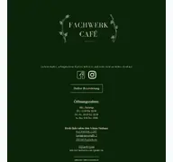 Kleine Seitenvorschau von fachwerk-cafe.de