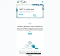 Kleine Seitenvorschau von fader.de