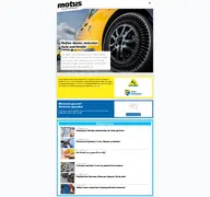 Kleine Seitenvorschau von motusmagazin.de