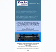 Kleine Seitenvorschau von hydraulikhandel-saarland.de
