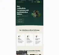 Kleine Seitenvorschau von medicalflowers.de