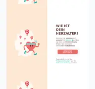 Kleine Seitenvorschau von services.herzalter-bestimmen.de