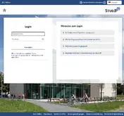 Kleine Seitenvorschau von studip.uni-giessen.de