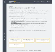 Kleine Seitenvorschau von portal.eta.co.at