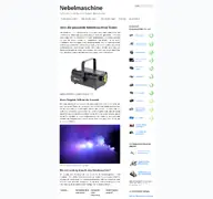 Kleine Seitenvorschau von nebelmaschine-ratgeber.de