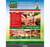 Kleine Seitenvorschau von defti-meister-metzger.de