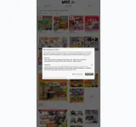 Kleine Seitenvorschau von moz.weekli.de