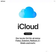 Kleine Seitenvorschau von icloud.com