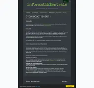 Kleine Seitenvorschau von informatikzentrale.de