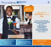 Kleine Seitenvorschau von dehoga.profina-capital.de