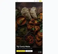 Kleine Seitenvorschau von tajcurryhaus.de