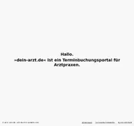 Kleine Seitenvorschau von dein-arzt.de