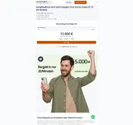 Kleine Seitenvorschau von autopfand-profi.de