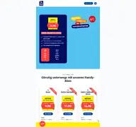 Kleine Seitenvorschau von aldi-mobile.ch