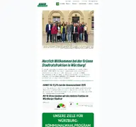 Kleine Seitenvorschau von gruene-fraktion-wuerzburg.de