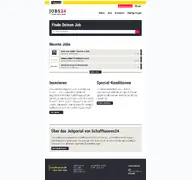 Kleine Seitenvorschau von jobs.schaffhausen24.ch