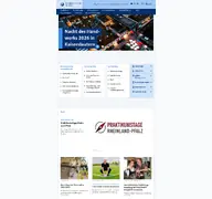 Kleine Seitenvorschau von hwk-pfalz.de