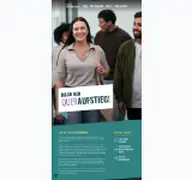 Kleine Seitenvorschau von dein-queraufstieg.de