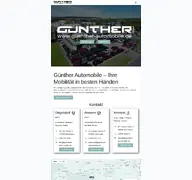 Kleine Seitenvorschau von guenther-automobile.de