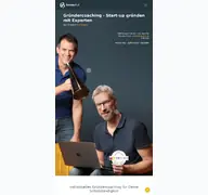 Kleine Seitenvorschau von gruenderruf.de