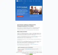Kleine Seitenvorschau von uk-eta.de