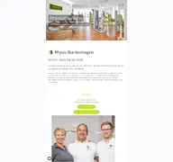 Kleine Seitenvorschau von physio-blankenhagen.de