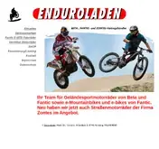 Kleine Seitenvorschau von enduroladen.de