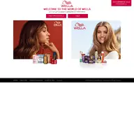 Kleine Seitenvorschau von wella.com