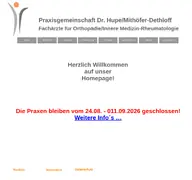 Kleine Seitenvorschau von drhupe.de