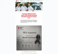Kleine Seitenvorschau von drk-kv-rdeck.de
