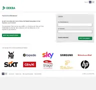 Kleine Seitenvorschau von dekra.mitarbeiterangebote.de