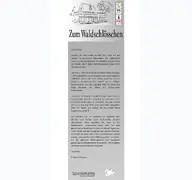 Kleine Seitenvorschau von xn--zumwaldschlsschen-9zb.de
