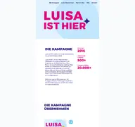 Kleine Seitenvorschau von luisa-ist-hier.de