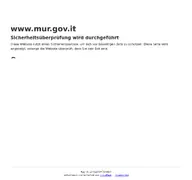 Kleine Seitenvorschau von mur.gov.it