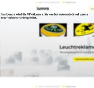 Kleine Seitenvorschau von lumra.de