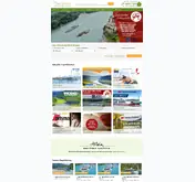 Kleine Seitenvorschau von flussreisen.de