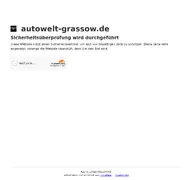 Kleine Seitenvorschau von autowelt-grassow.de