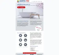 Kleine Seitenvorschau von sanitecpro.de