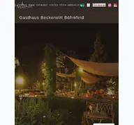 Kleine Seitenvorschau von gasthaus-beckerwirt.de