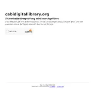 Kleine Seitenvorschau von cabidigitallibrary.org