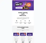 Kleine Seitenvorschau von hoerbi.at