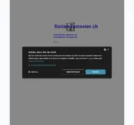 Kleine Seitenvorschau von florianramseier.de.tl