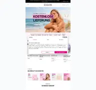 Kleine Seitenvorschau von evelinecosmetics.de