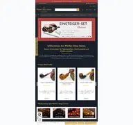 Kleine Seitenvorschau von pfeifen-shop-online.de