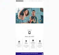 Kleine Seitenvorschau von modebox-app.de