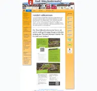 Kleine Seitenvorschau von muenchenbernsdorf.de