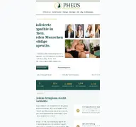 Kleine Seitenvorschau von pheos-muenchen.de