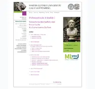 Kleine Seitenvorschau von philfak1.uni-halle.de