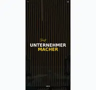 Kleine Seitenvorschau von unternehmer-macher.de